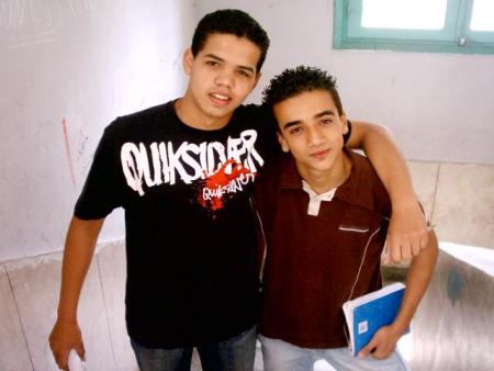 moi et achraf dans bakschool